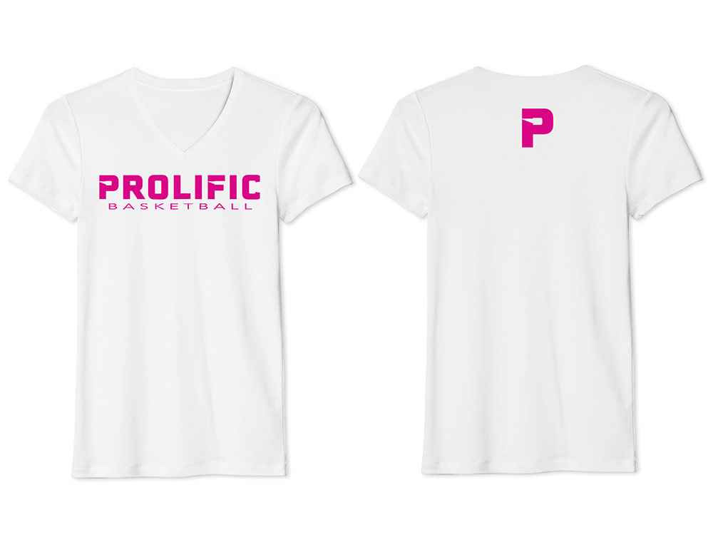 T-shirt White-Pink